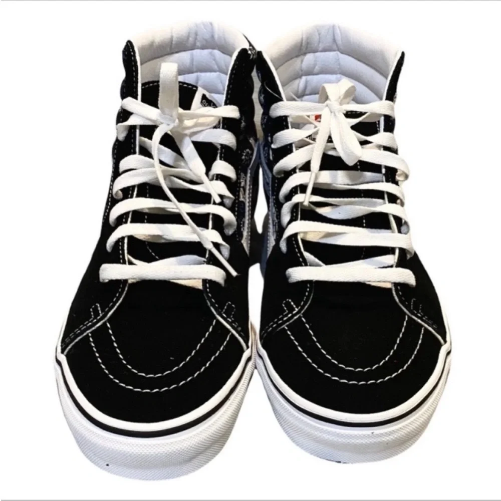 VANS Sk8-Hi Flash Skulls canvas high-top skate shoe NEW - Picture 5 of 11